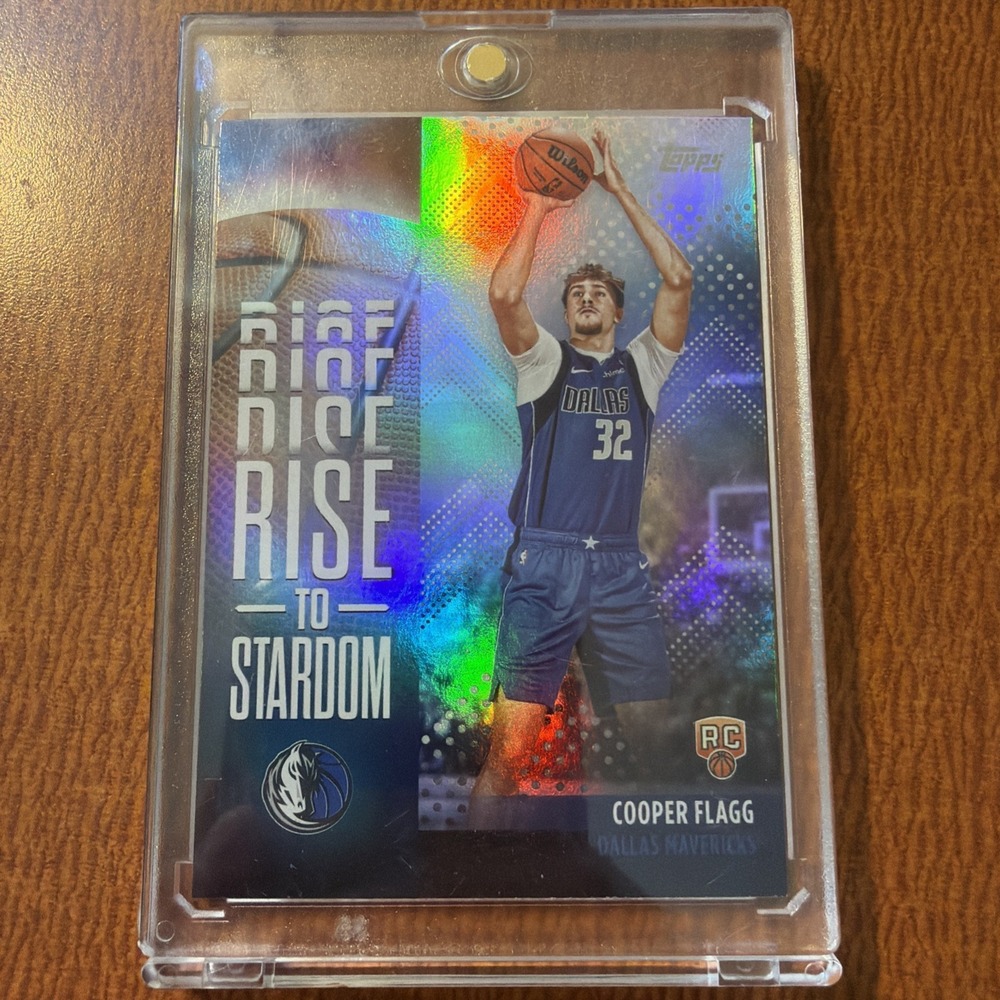 2025 Topps Cooper Flagg Rookie #RTS-1 FOILBOARD‎ Rise to Stardom RC